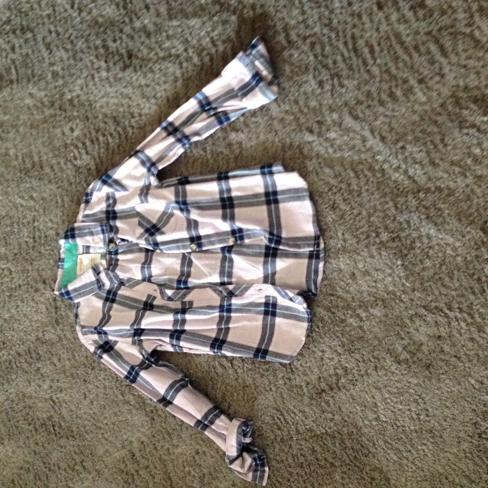 Pink Cat&Jack girls flannel